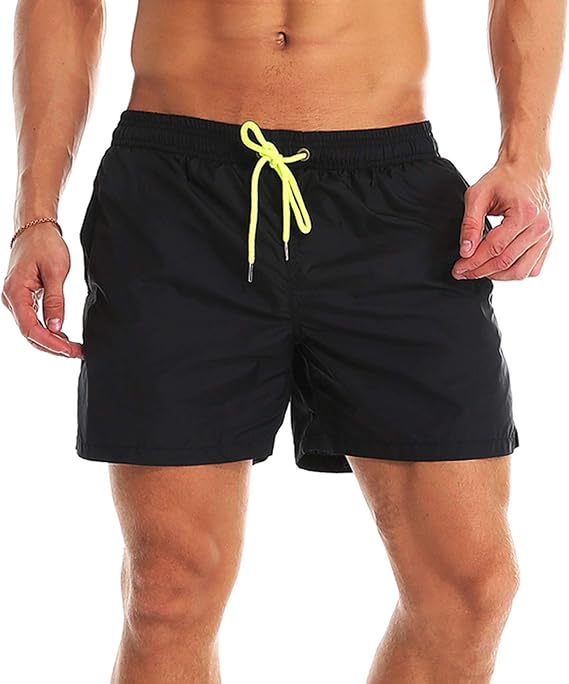 Men's Swim Trunks Quick Dry Beach Shorts Swimwear Bathing Suit